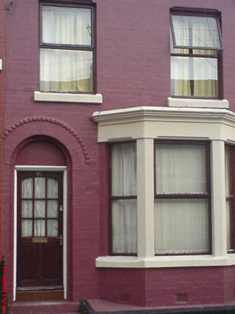 Student house in Kensington area, Liverpool, Albert Edward Road